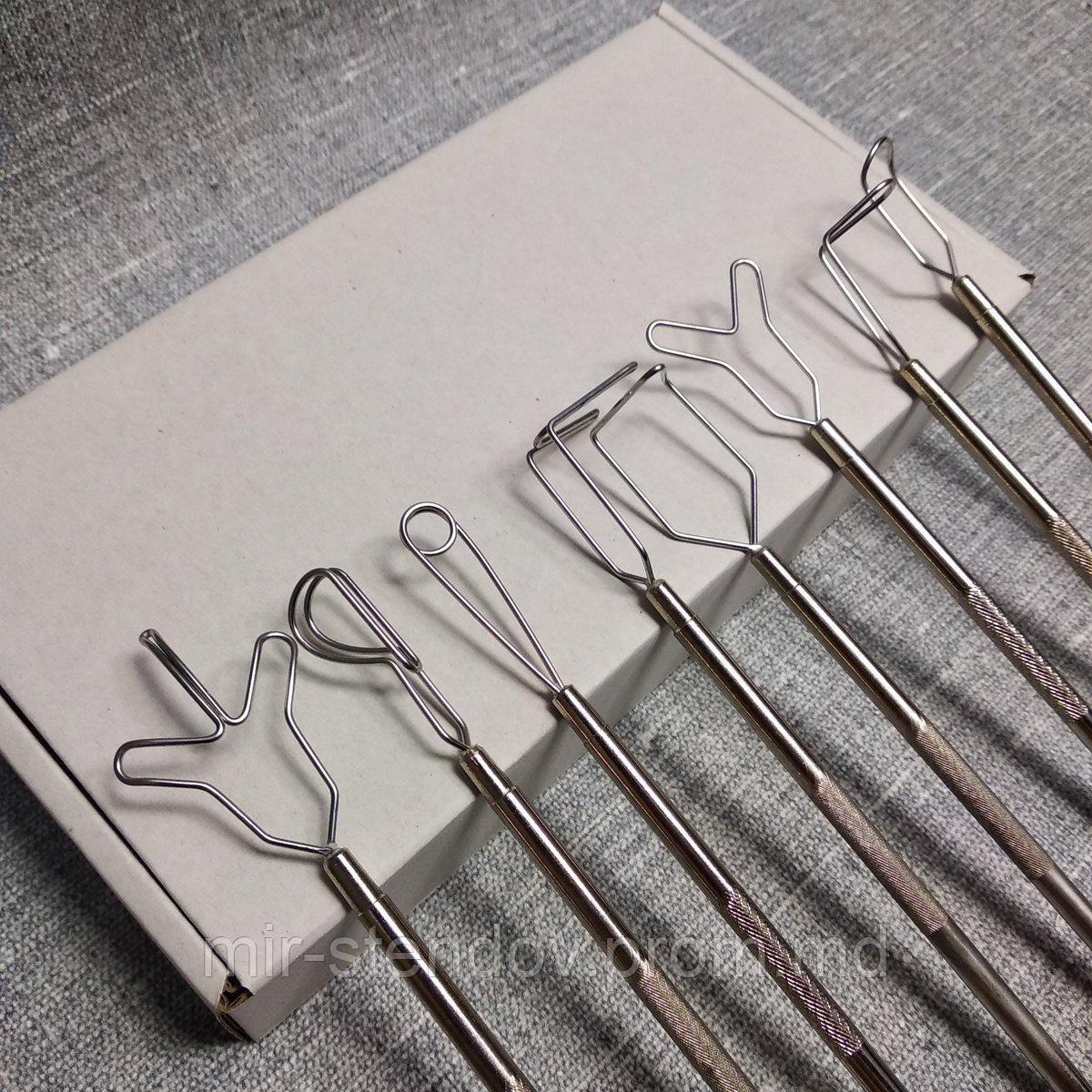 Зонды логопедические массажные Микляевой с металлическими ручками, фото 1