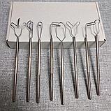 Зонды логопедические массажные Микляевой с металлическими ручками, фото 2