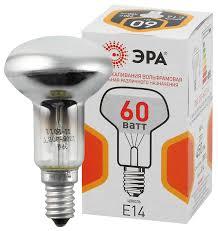 Лампа накаливания ЭРА R50 рефлектор 60Вт 230В E14 цв. упаковка - фото 1 - id-p10170601