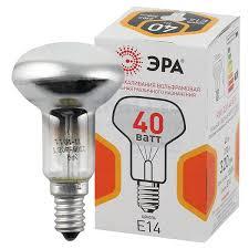 Лампа накаливания ЭРА R50 рефлектор 40Вт 230В E14 цв. упаковка - фото 1 - id-p10170602
