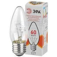 Лампа накаливания ЭРА ДС (B36) свечка 60Вт 230В E27 цв. упаковка