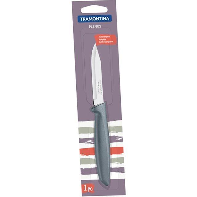 Нож для овощей Tramontina Plenus grey 76 мм инд.блистер 23420/163 - фото 1 - id-p10171273