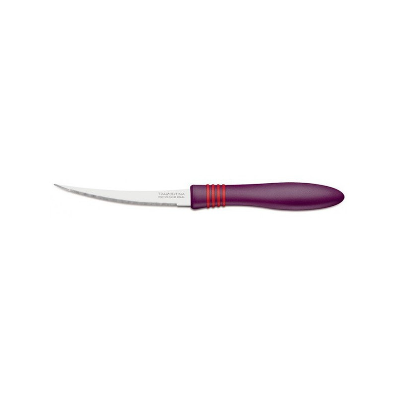Нож для томатов Tramontina Cor&Cor 127 мм фиолет. руч. 23462/295 - фото 1 - id-p10171308