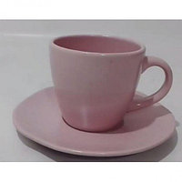 Чашка с блюдцем Astera Marble Pink 300 мл A0431-ZM12TSB