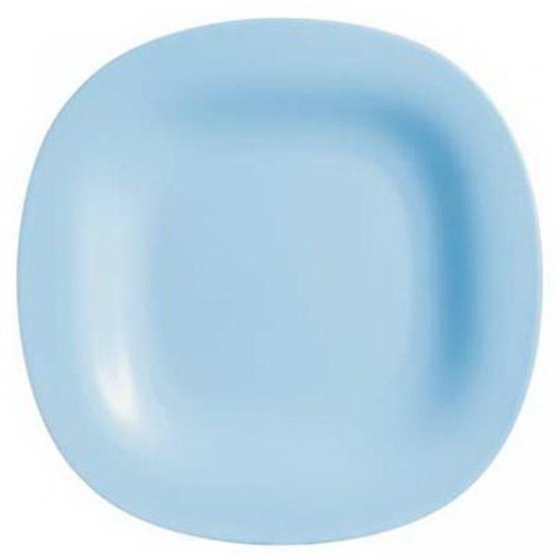 Тарелка обеденная квадр. Luminarc Carine Light Blue 27 см P4126 - фото 1 - id-p10171574