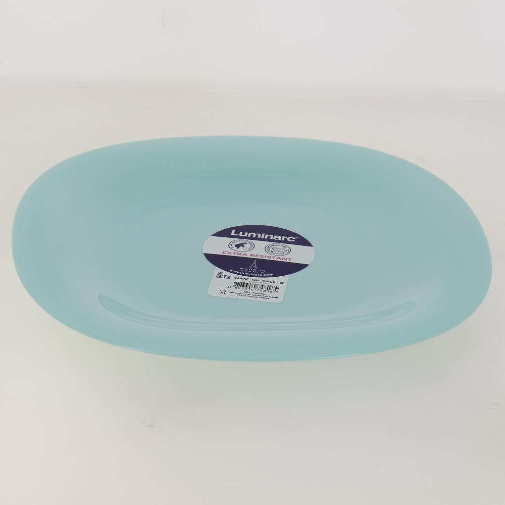 Тарелка обеденная квадр. Luminarc Carine Turquoise 27 см P4127 - фото 1 - id-p10171575