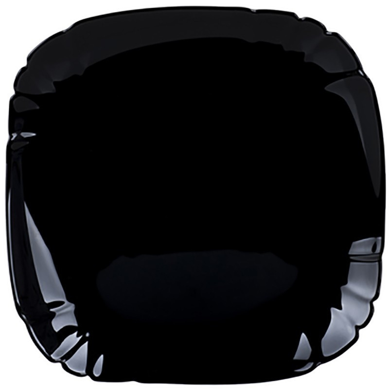 Тарелка обеденная квадр. Luminarc Lotusia Black 25,5 см P7063 - фото 1 - id-p10171576