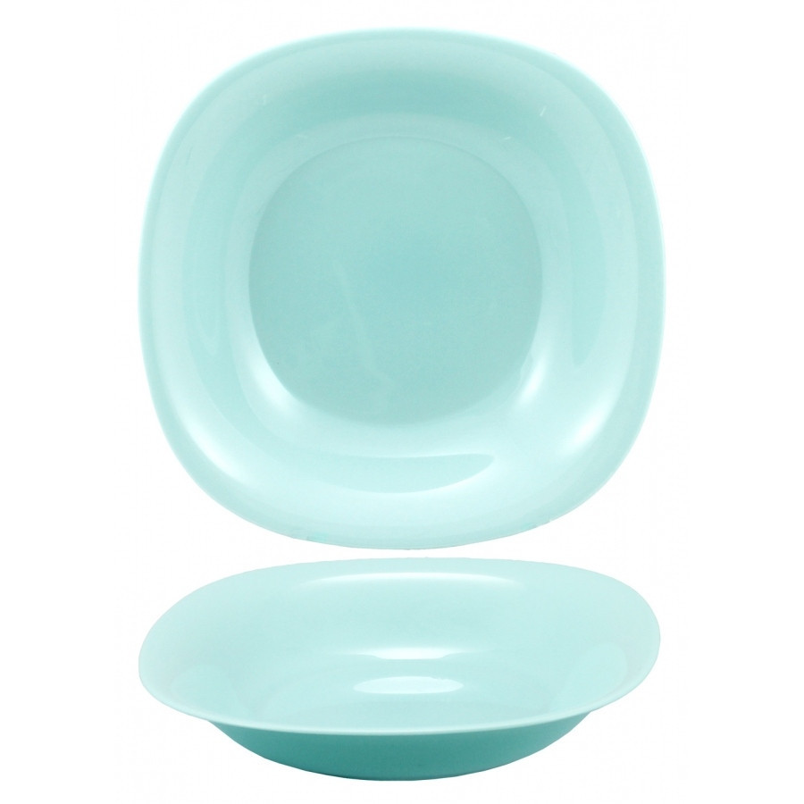 Тарелка суповая квадр. Luminarc Carine Turquoise 21 см P4251 - фото 1 - id-p10171582