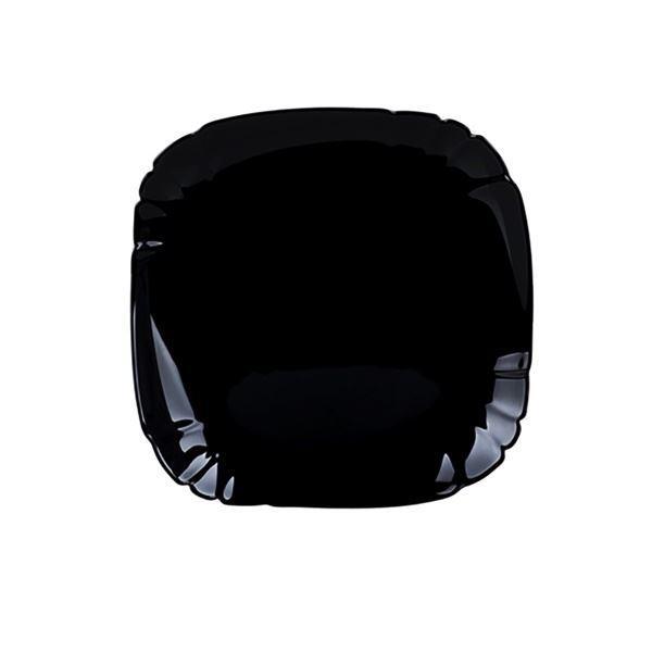 Тарелка суповая квадр. Luminarc Lotusia Black 20,5 см P7064 - фото 1 - id-p10171583