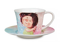 Чашка с блюдцем Гапчинская Девочковые тайны, Lefard 924-061