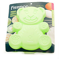 Форма силиконовая для выпечки Fissman 22х19х3 см Медвежонок зеленый чай 6737 F