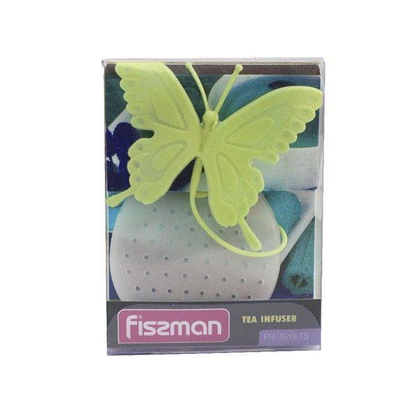 Сито для заваривания чая Fissman Бабочка силикон микс цветов 7519 F - фото 1 - id-p10172662