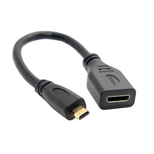 Кабель Переходник Micro HDMI (папа) - HDMI (мама) - фото 1 - id-p4774965