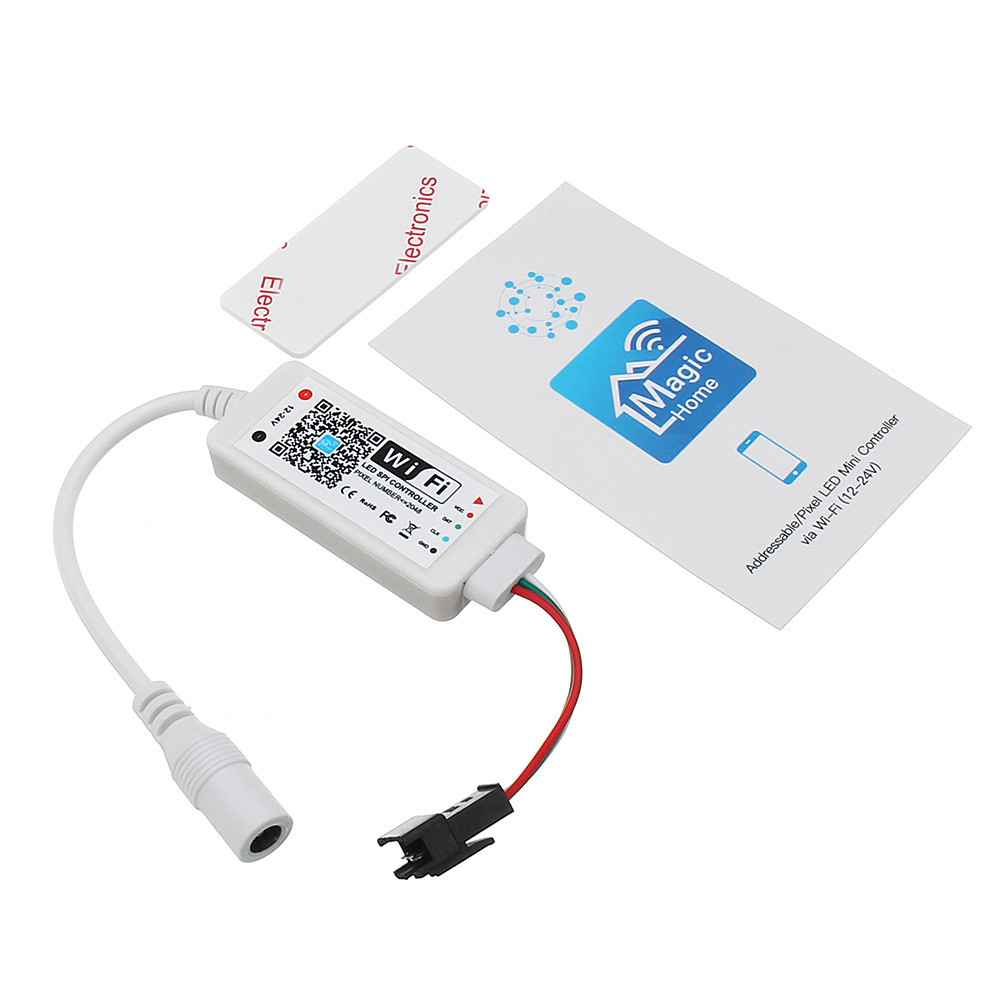 Контроллер SPI WIFI Smart Alexa | RGB 12-24 В | для адресуемой ленты - фото 1 - id-p10172853