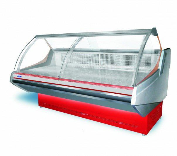 Кондитерская витрина Джорджия 1,6 ВХК Технохолод (холодильная напольная) - фото 1 - id-p10180981