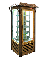 Кондитерский шкаф ШХСДп(Д)-0,5 «АРКАНЗАС R» Украинский стиль Технохолод (холодильный напольный)