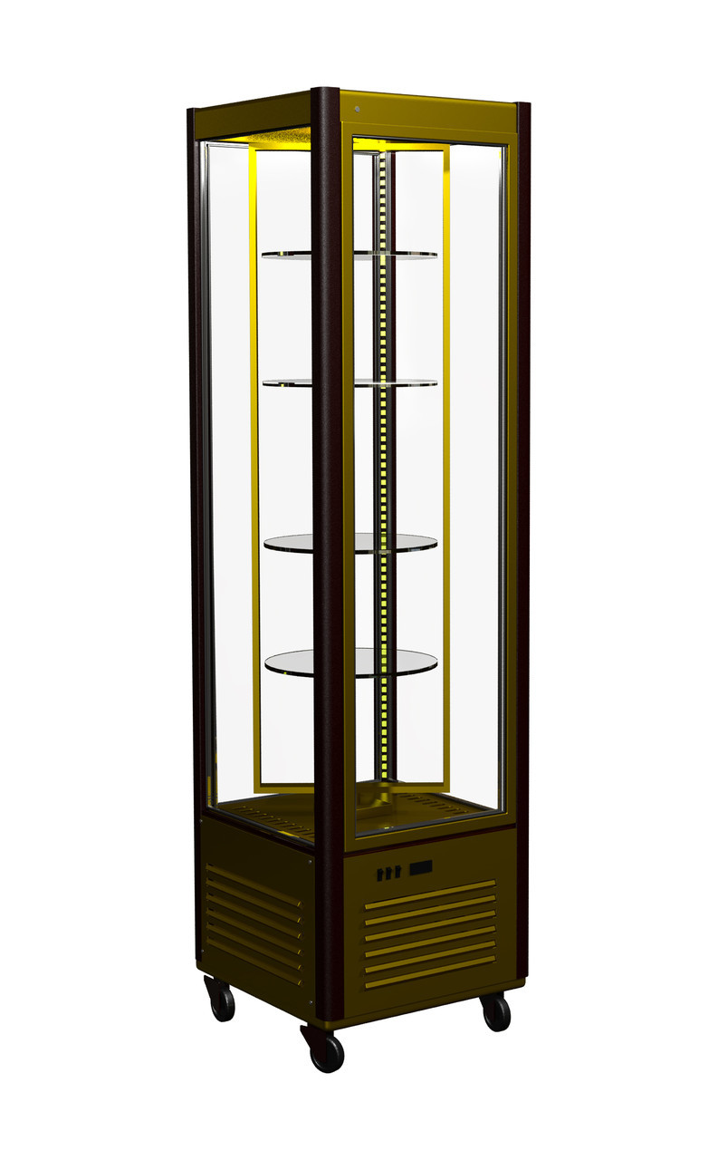 Кондитерский шкаф R400C Сarboma Люкс Полюс (холодильный напольный) - фото 1 - id-p10186012