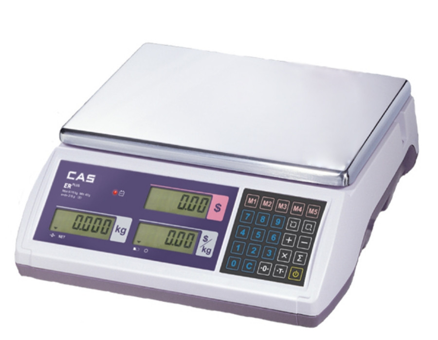 Весы торговые ER Plus E RS-232 CAS (фасовочные) - фото 1 - id-p10187675