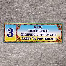 Табличка Класс сольфеджио