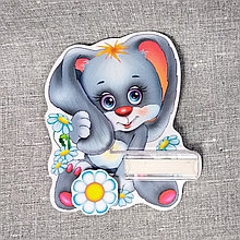 Стенд для рисунка и поделки Зайка