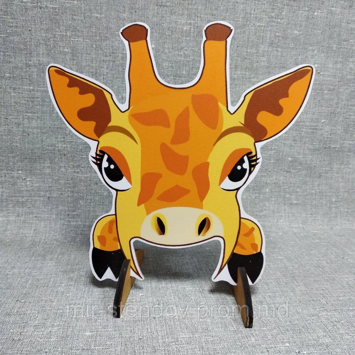 Прожорливые животные. Жираф. Игра для развития речевого дыхания, фото 1