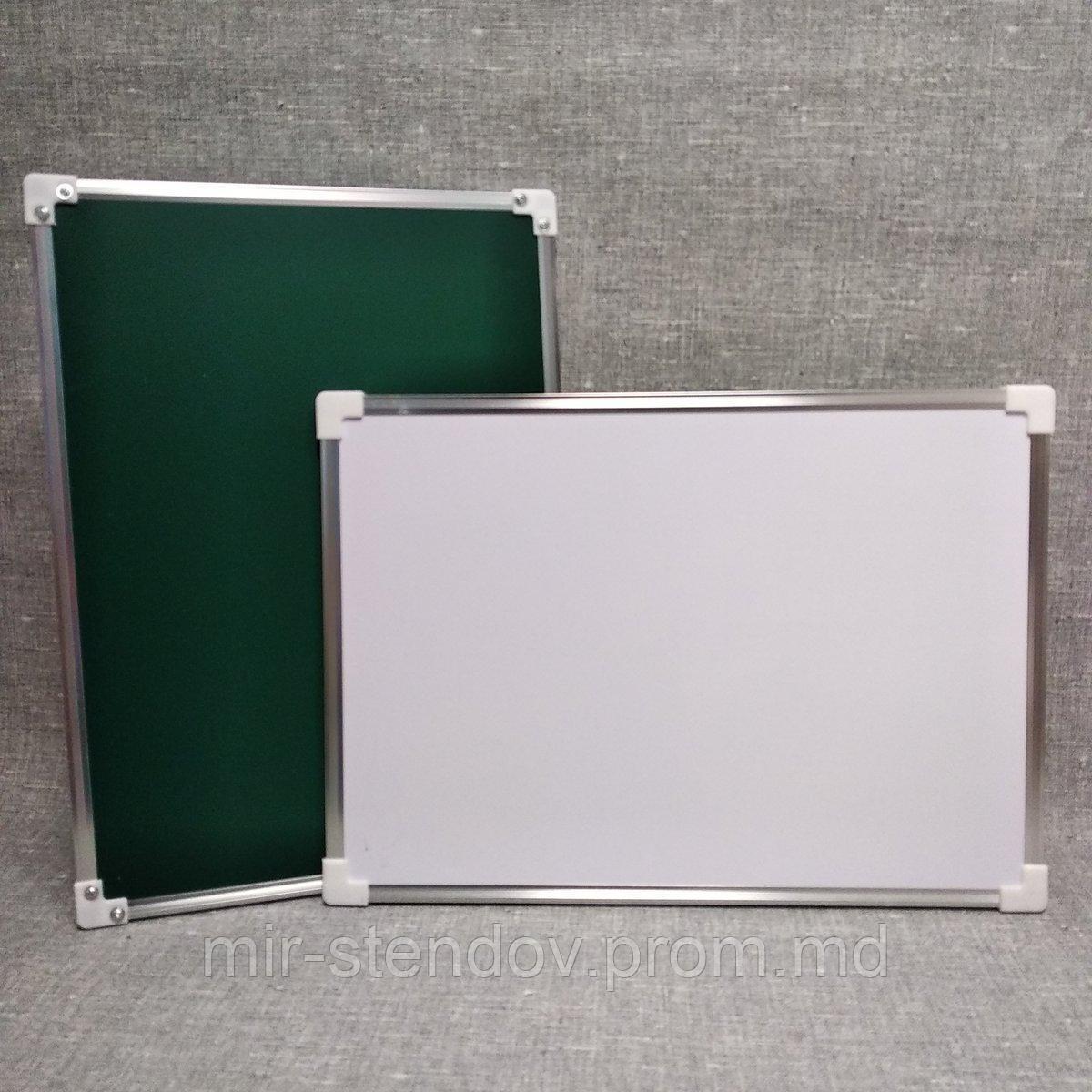 Двухсторонняя маркерно-меловая магнитная доска "Планшет", 25х35 см, фото 1