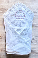 Крыжма именная крестильная. махровая (белая)