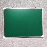 Двухсторонняя маркерно-меловая магнитная доска  "Планшет", 30х40 см., фото 2