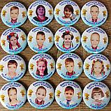 Значки для выпускников детского сада Пчелки. С фотографиями детей, фото 3