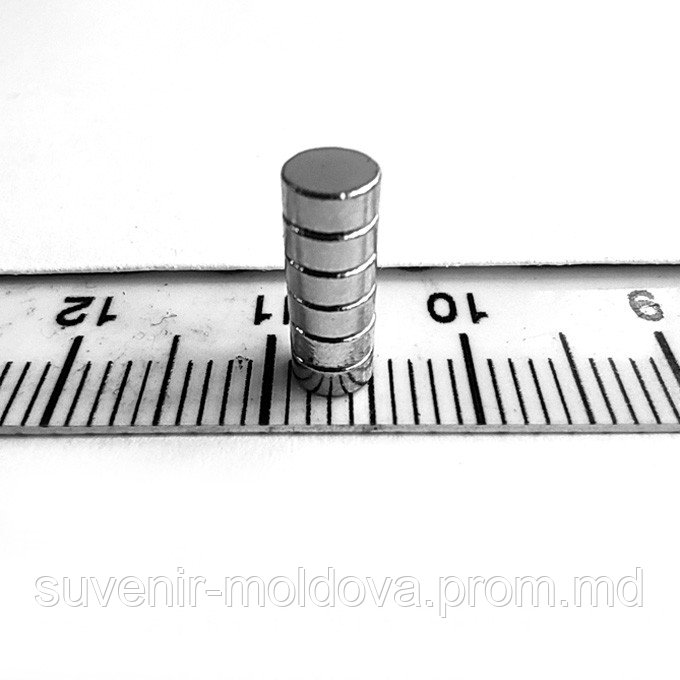 Неодимовый магнит диск 4х2 мм - фото 1 - id-p4485273