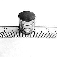 Неодимовый магнит диск 10х4 мм