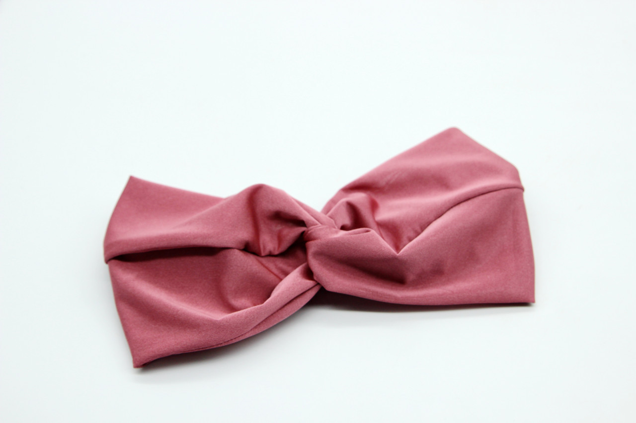 Женская повязка-тюрбан на голову (розовый) - фото 1 - id-p10202552