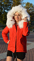 Короткая куртка с мехом Арктической лисы