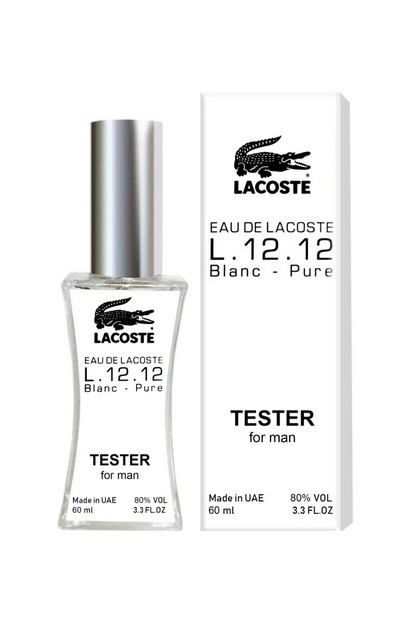 Тестер мужской Lacoste eau de lacoste L.12.12 Blanc - Pure - фото 1 - id-p10203407