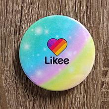 Значок металлический Likee. Радуга