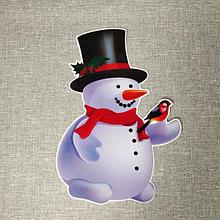 Снеговик. Декорация настенная