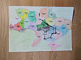Раскраска карта Украины большая, фото 2