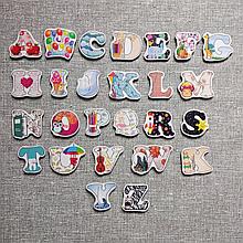 Обучающие магниты буквы Английские