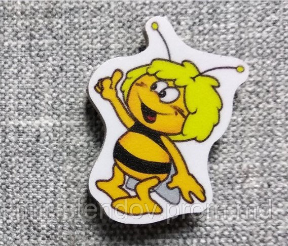 Магнитик канцелярский пчёлка Майя 3, фото 1