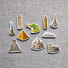 Набор обучающих магнитов Достопримечательности мира