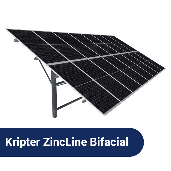 Комплект оцинкованного крепления PV модулей ZincLine Bifacial 58 - фото 1 - id-p10207456