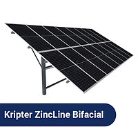Комплект оцинкованного крепления PV модулей ZincLine Bifacial 49