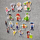 Профессии. Магнитики развивающие. Набор, фото 3