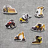 Трактора. Набор магнитов для обучения, фото 2