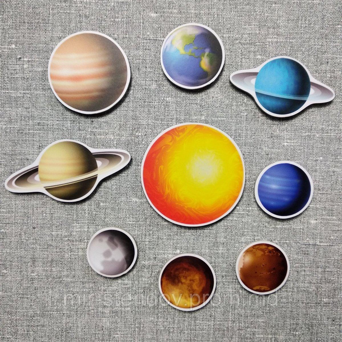 Солнечная система. Магнитики развивающие. Набор, фото 1