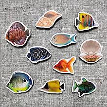 Аквариумные рыбки. Магнитики развивающие. Набор