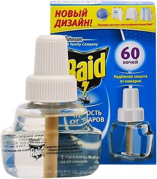 Рейд Raid жидкость от комаров 60 ночей оригинал - фото 1 - id-p10208264