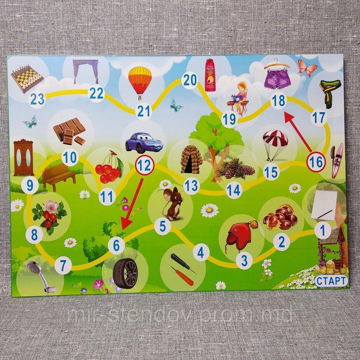 Автоматизация звука Ш. Настольная игра-пособие для логопеда, фото 1