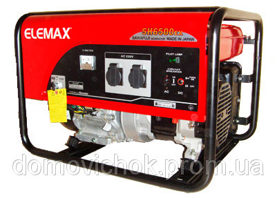 Генератор бензиновый Elemax SH 6500 EX - фото 1 - id-p1557486
