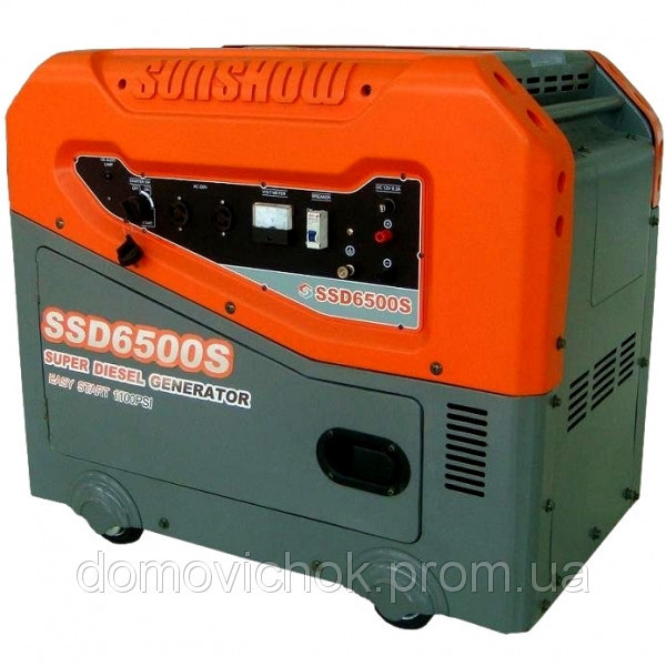 Дизельный генератор SUNSHOW SSD6500S - фото 1 - id-p1557603